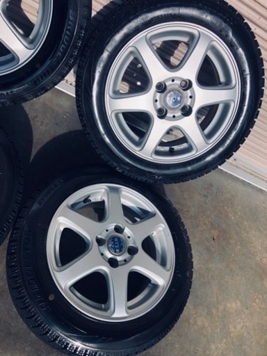 冬タイヤ 155/65R14 BS製アルミ付きブリヂストン スタッドレス バリ山4本組