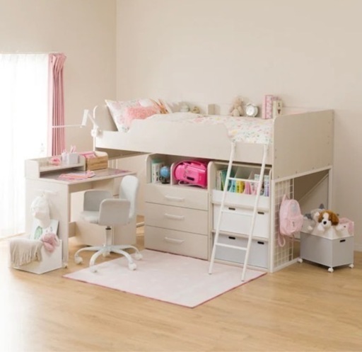 ②  ニトリ　システムベッド　デニッシュT WW/WH