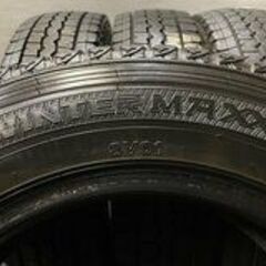 DUNLOP WINTER MAXX SV01 155/80R14 88/86N LT 14インチ スタッドレス 4本 2018年製 プロボックス サクシード等　(TD846)クレジットカード QRコード決済可能の画像
