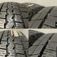 DUNLOP WINTER MAXX SV01 155/80R14 88/86N LT 14インチ スタッドレス 4本 2018年製 プロボックス サクシード等　(TD846)クレジットカード QRコード決済可能の画像