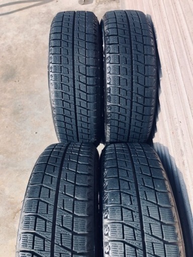 冬タイヤ 155/65R14 軽自動車コンパクトカー用アルミ付きブリヂストン製スタッドレス バリ山4本組