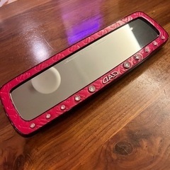 DAD ギャルソン　モノグラムレザーピンク　車内ミラーの画像