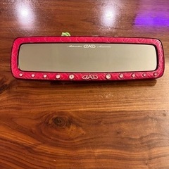DAD ギャルソン　モノグラムレザーピンク　車内ミラーの画像