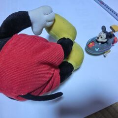③貴重、◆当時物です、（昭和ミッキーの商品、⭐ミッキーぬいぐるみと⭐ミッキーゼンマイ式のおもちゃの2点⭕ネット検索して下さい、高額で投稿されてます、古い物ですが、保存状態が良く、特に目立つ傷等なし、◆お手数をおかけします、、プロフィール必読ですの画像