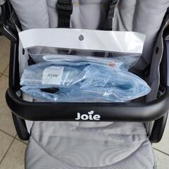 Joie ベビーカー エヴァライトデュオ グレー レインカバー付属の画像