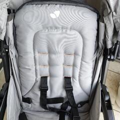 Joie ベビーカー エヴァライトデュオ グレー レインカバー付属の画像