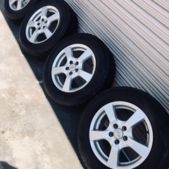 冬タイヤ 195/65R15 プリウス等用アルミ付きスタッドレス4本組