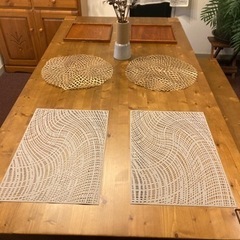180ダイニングテーブル&ベンチセットの画像