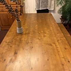 180ダイニングテーブル&ベンチセットの画像