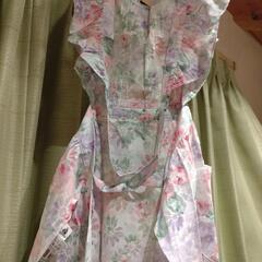 🌼フランスのLANVIN（ランバン）花柄エプロン🌼の画像