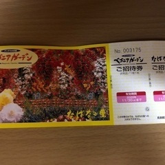 なばなの里チケット1枚