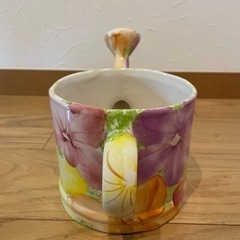 イタリア製花瓶　翡翠　　自由花　花器　池坊 草月　　生花jtseの画像