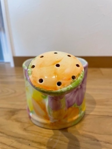 イタリア製花瓶　翡翠　　自由花　花器　池坊 草月　　生花jtse