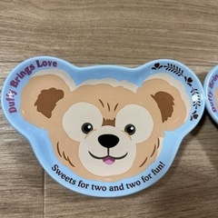 ダッフィ　お皿2枚の画像