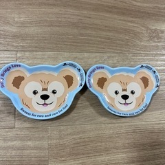 ダッフィ　お皿2枚