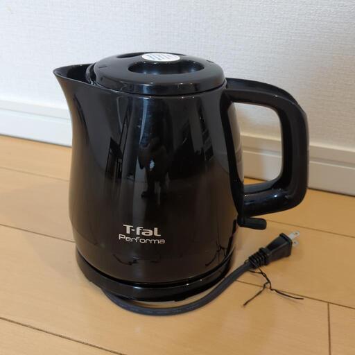ティファール パフォーマ ブラック 電気ケトル0.8L 2020年購入 KO1538JP