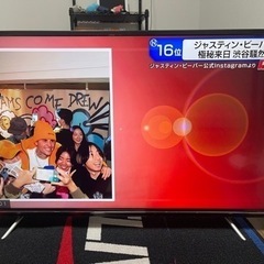 27日引取りなら2万❗️2018年製 43インチTV 4K対応 ...