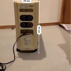 値下げ！カッコいいオイルパネルヒーター☆THOMASの画像