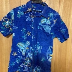 値下げメンズ　かりゆしウェアM③