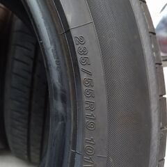（配送可）バリ山 4本 235/55R19 101V ヨコハマ YOKOHAMA BluEarth XT AE61 ブルーアース 2020年製の画像