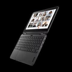 お取引決定。パソコンスタンド&別売りスピーカー付き【Lenovo(レノボ) 300e Chromebook(クロームブック) Gen3 82J9 マルチタッチ対応 11.6型 2 in1 タブレットPC [CPU:AMD 3015CE 1.2G/32GB/7GB]】

の画像