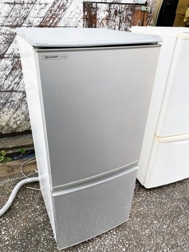 2008年製SHARP 2ドア冷蔵庫SJ-14VP-S