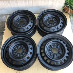 スチールホイール（鉄チン）15インチ 5穴 PCD114.3 ス...