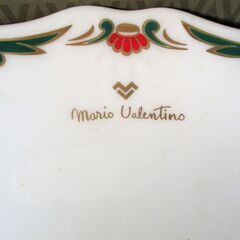 ☆Mario valentino マリオ・ヴァレンティーノ 1701 ケーキプレートセット◆食卓で輝くの画像