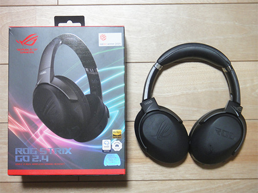 ASUS 最高級ワイヤレスゲーミングヘッドセット【ROG STRIX GO 2.4】