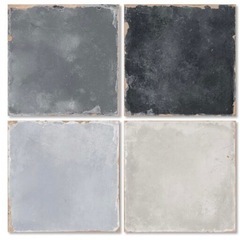 1平米単位　スペイン産　オシャレタイル　グレーミックスの画像