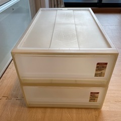 無印　衣装ケース2点
