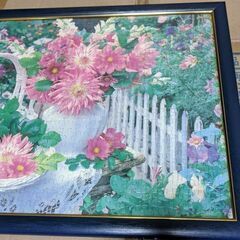 ジグソーパズルお花の画像