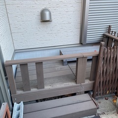 ウッドデッキ差し上げます