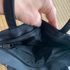 小さめハンドバッグ 布製の画像