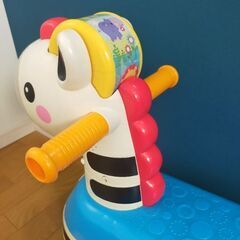 【値下げ!】フィッシャープライス　シマウマのりものの画像