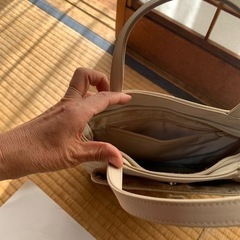 布製ハンドバックの画像