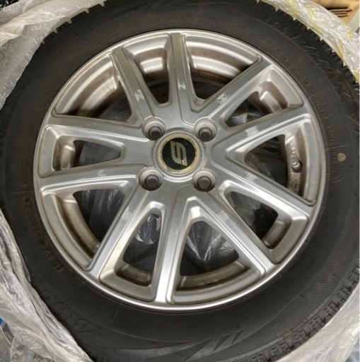 ブリヂストン スタッドレスタイヤ ホイール セット　155/65R14 14インチ