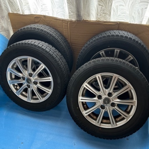 タイヤ、アルミホイール4本セット