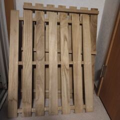 押し入れ用すのこ×2枚　DIY 　アート　湿気防止用に
