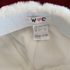 wc ダブルシー モコモコうさ耳キャップの画像