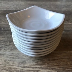 【まとめ買い10個セット未使用品】メラミンウェア 白 四角鉢11...