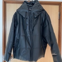 ZARA フェイクレザージャケット　サイズL