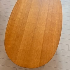 無印　楕円形　こたつ　ナチュラル