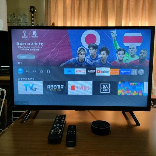 美品 ！レボリューション32型ハイビジョン液晶2017年型 HML対応TV＋Amazonエコー＋Firestick3点セットお買い得