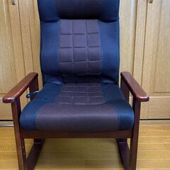 リクライニング肘掛け付き高座椅子チェア 