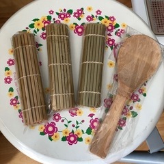 【新品】手巻き用簀巻き＆しゃもじ