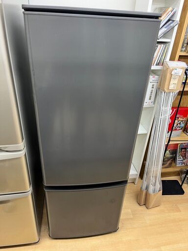 【レガストック川崎本店】MITSUBISI 三菱 ノンフロン冷凍冷蔵庫 168L MR-P17F-H 2020年製 マットチャコール