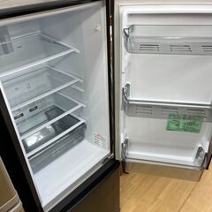 【レガストック川崎本店】MITSUBISI 三菱 ノンフロン冷凍冷蔵庫 168L MR-P17F-H 2020年製 マットチャコールの画像