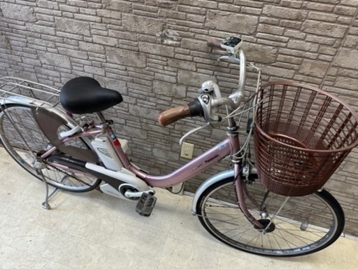 東京23区配達無料　新基準 Panasonic パナソニック ビビライトU 5Ah 電動自転車☆中古☆パナ 39