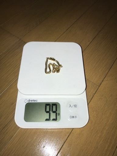 K18 6面ダブル喜平　9.9g